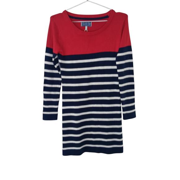 New with Tags Joules Knitwear Stripe Sweater Size 4 Red/Navy/White Angora Blend - Picture 2 of 14
